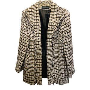 Chanel-Inspired Bouclé Tweed Coat • Gold Rope Closures • Hervé Benard
